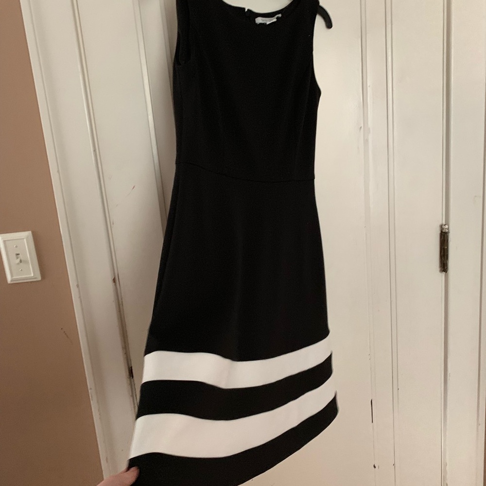 Black and white professional dress